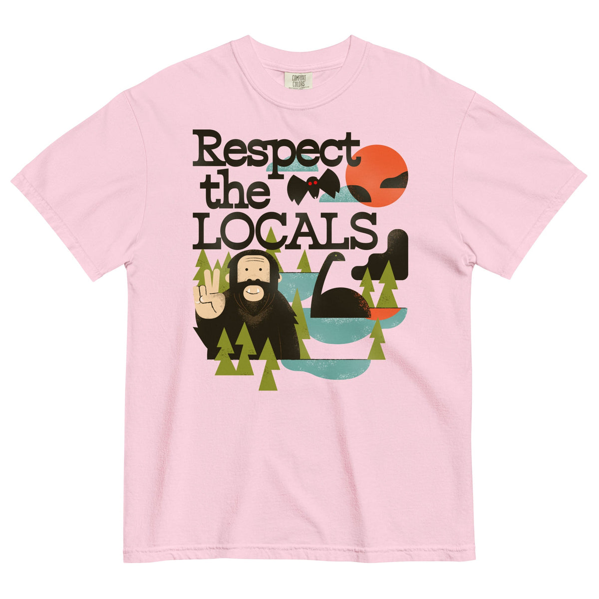Respect The Locals Men's Relaxed Fit Tee