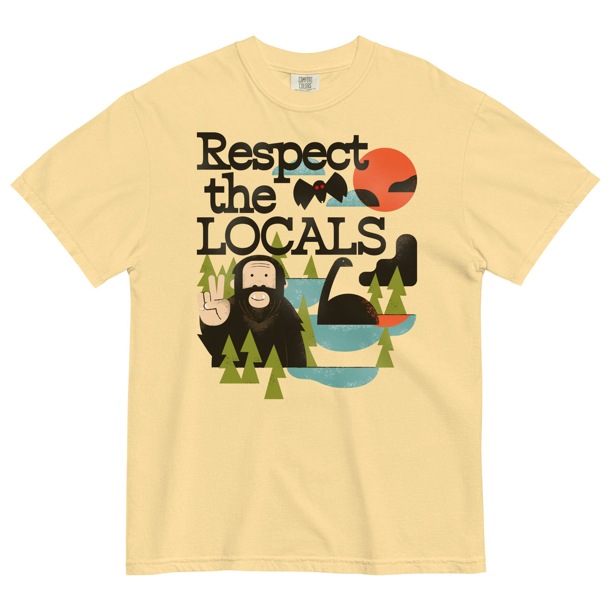 Respect The Locals Men's Relaxed Fit Tee