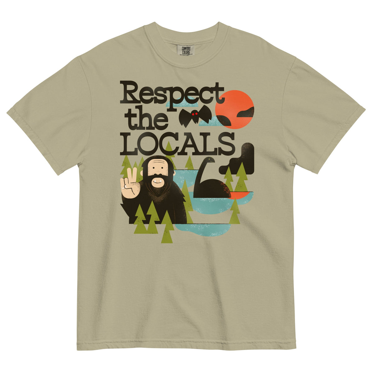 Respect The Locals Men's Relaxed Fit Tee