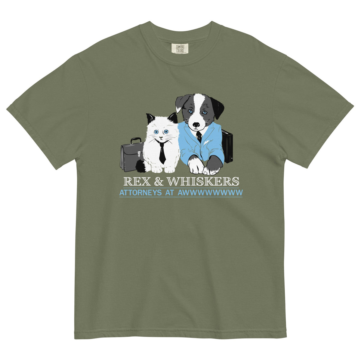 Rex and Whiskers Attorneys Men's Relaxed Fit Tee