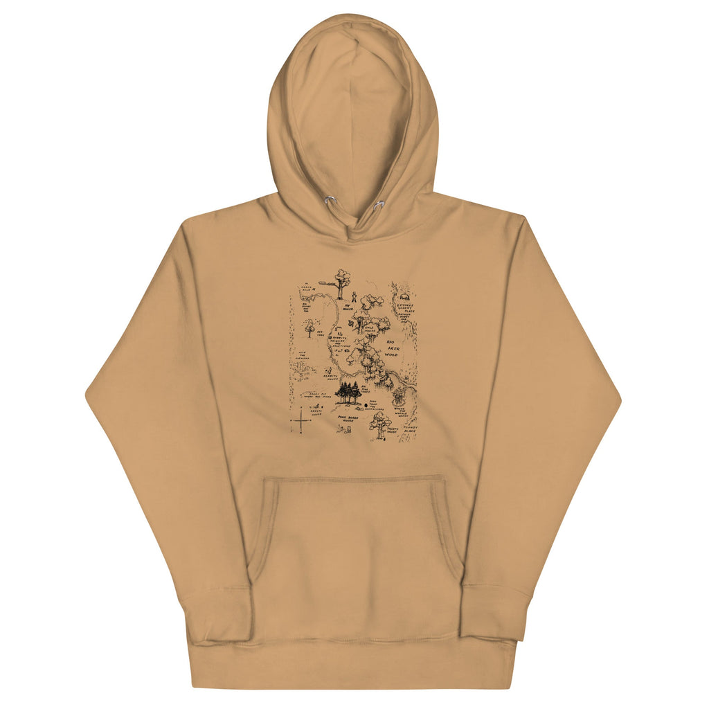 100 Acre Map Unisex Hoodie