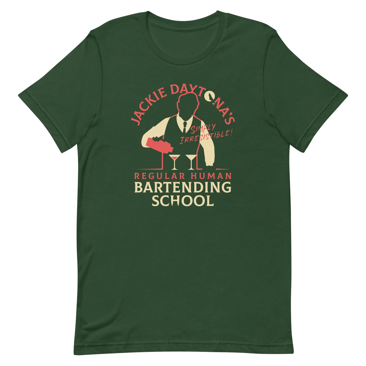 Regular Human Bartending School Men's Signature Tee