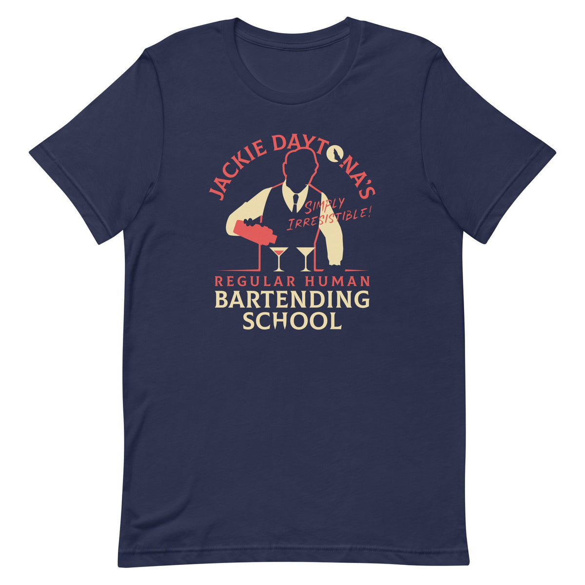 Regular Human Bartending School Men's Signature Tee