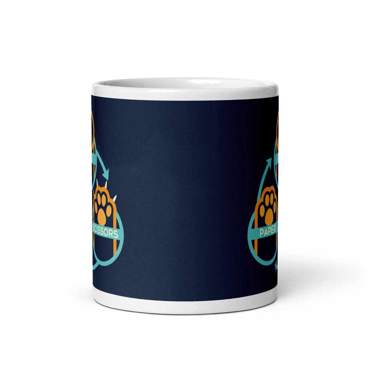 Rock Paper Scissors Paws Mug