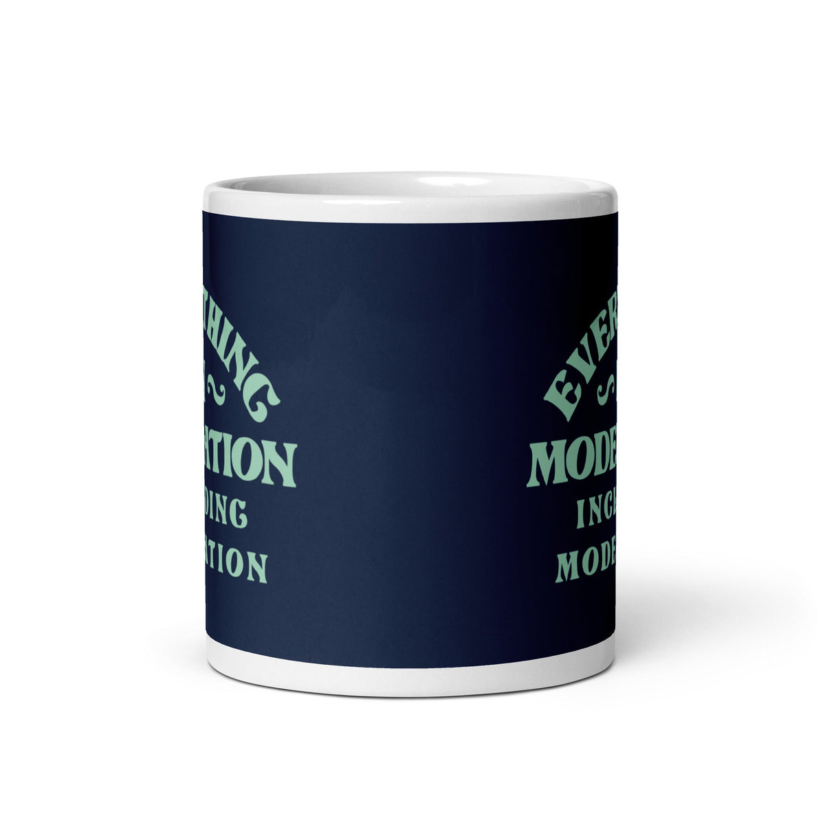 Everything In Moderation Including Moderation Mug