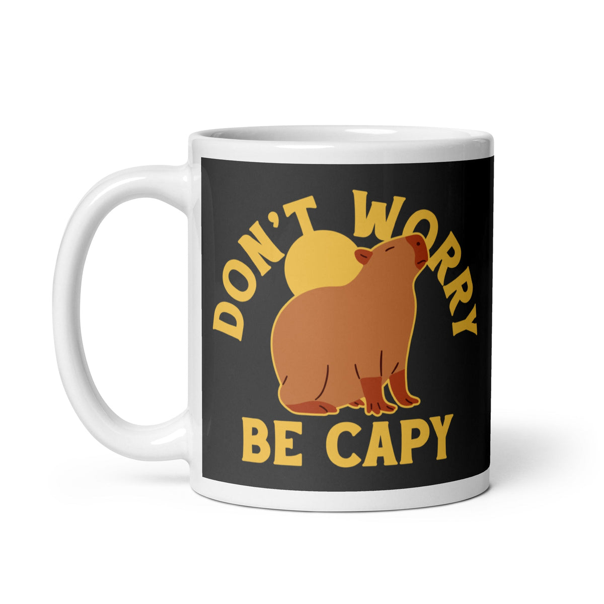 Don't Worry Be Capy Mug