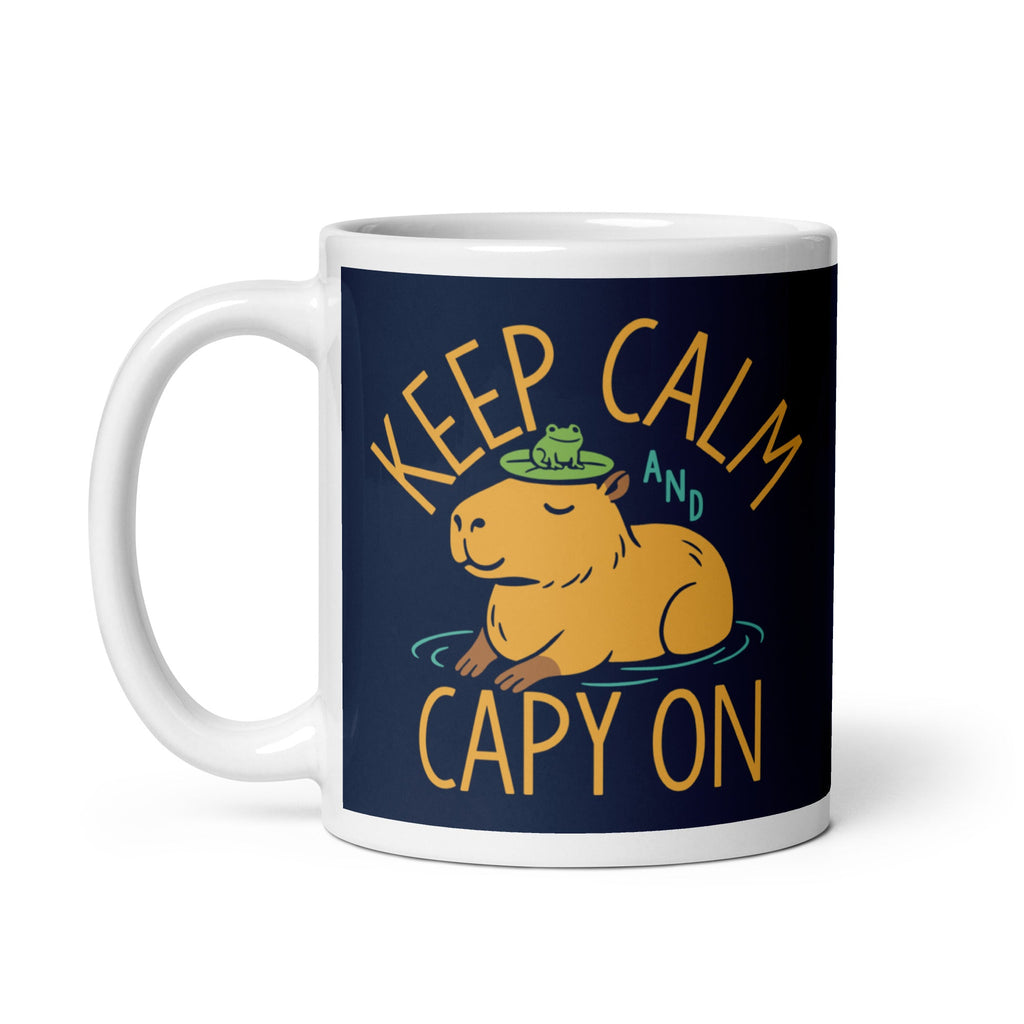 Keep Calm And Capy On Mug