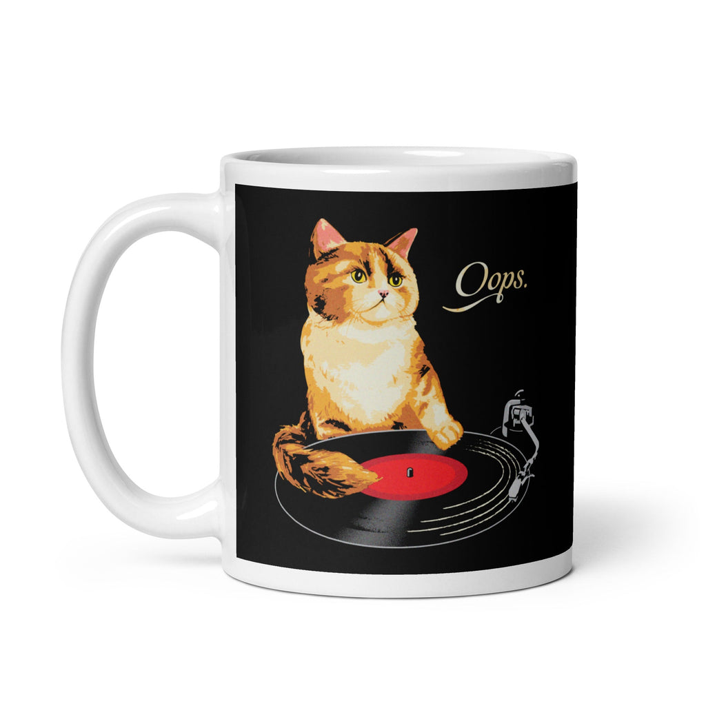 Oops Record Scratch Mug