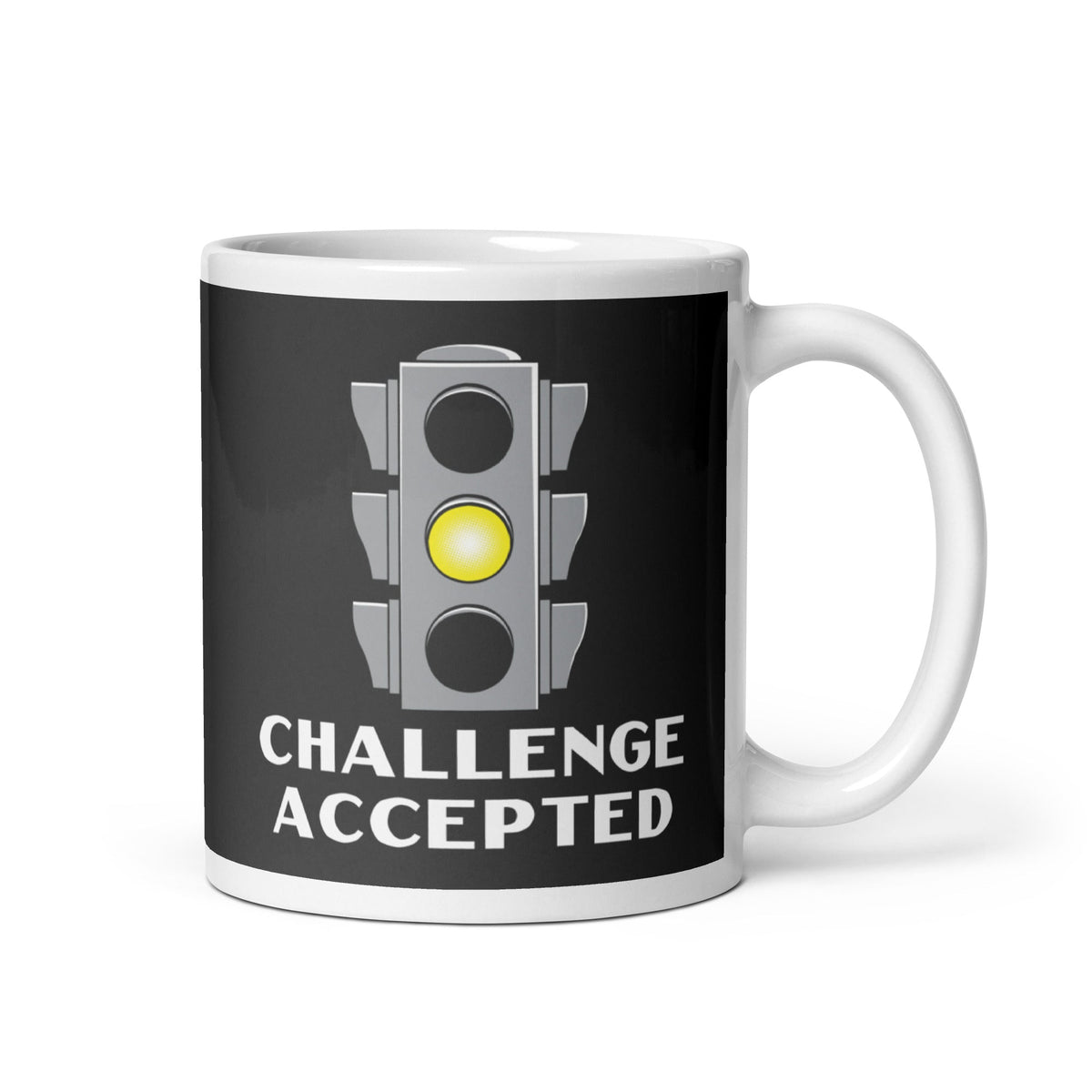 Challenge Accepted Stoplight Mug