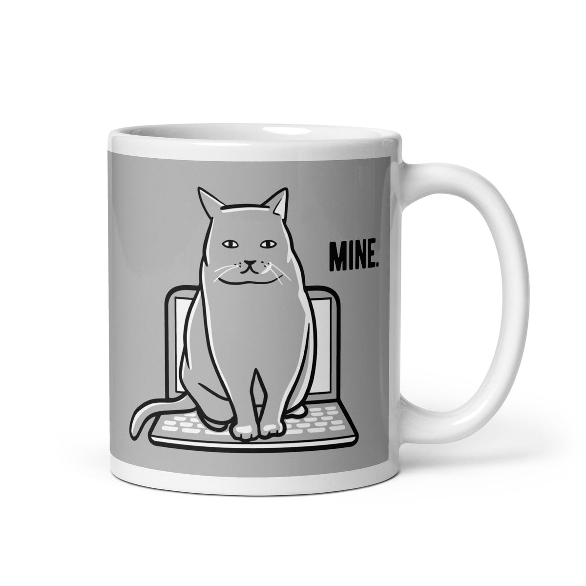 Mine Computer Cat Mug