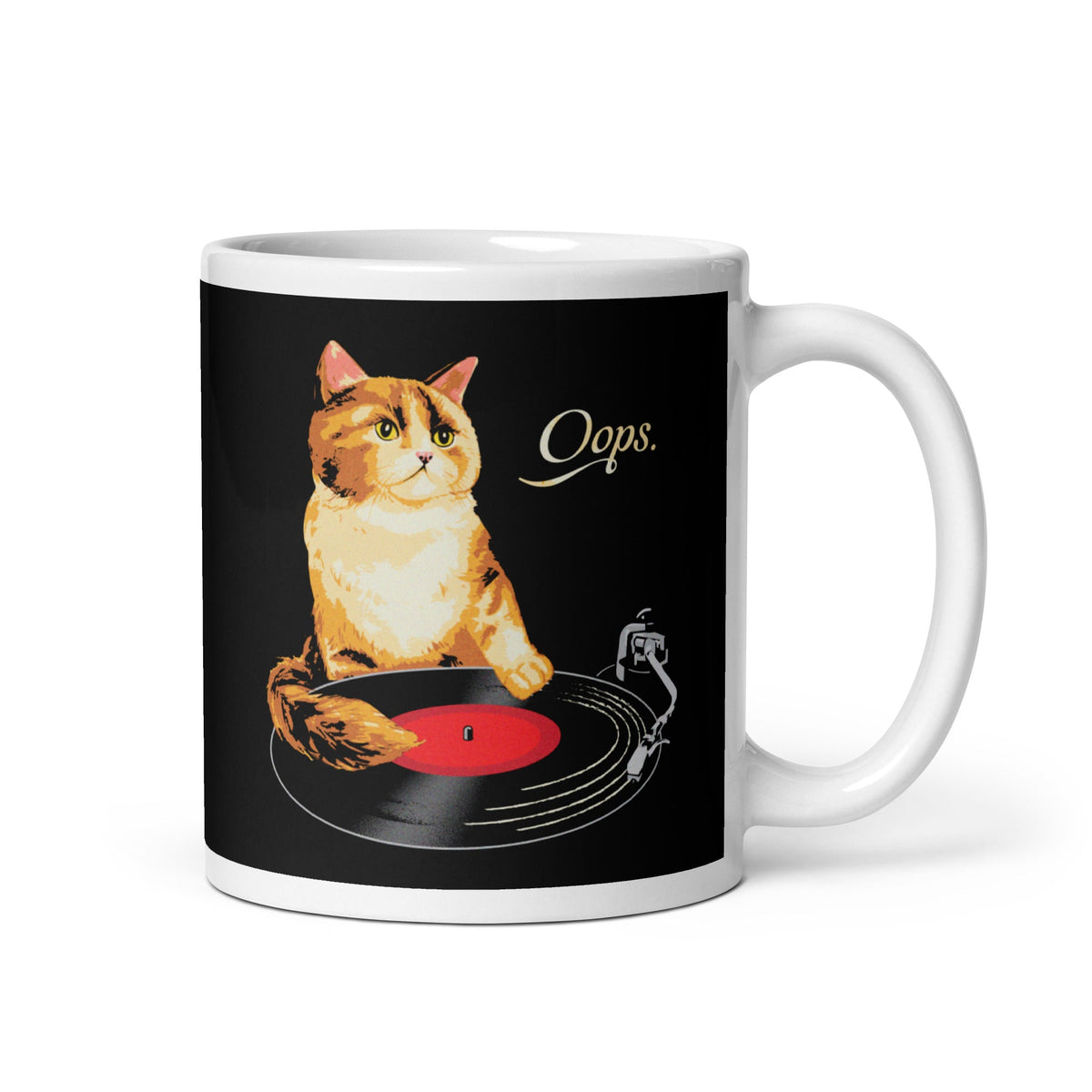 Oops Record Scratch Mug