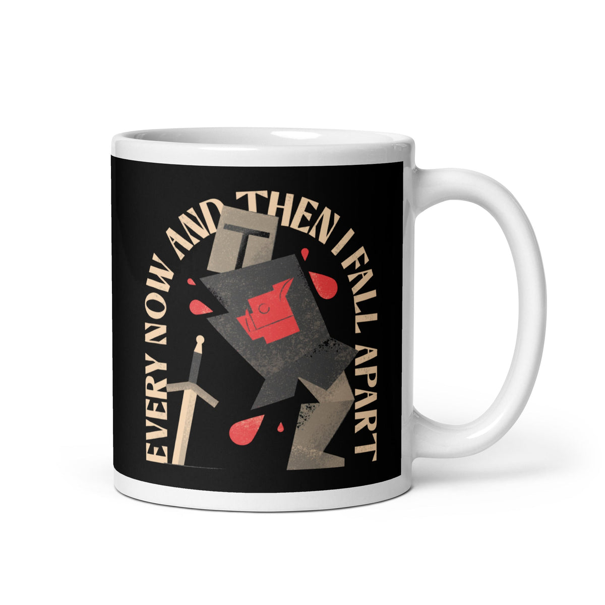 Every Now And Then I Fall Apart Knight Mug