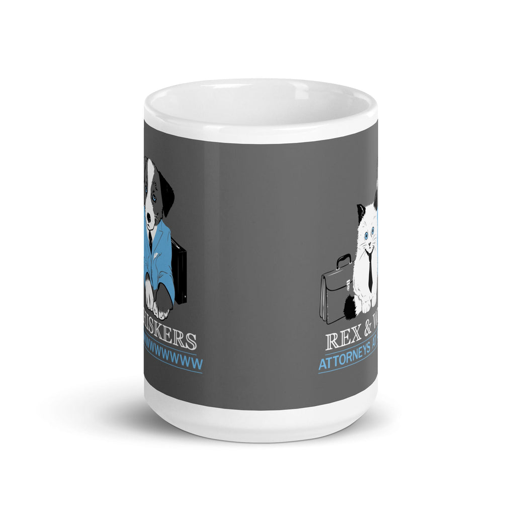 Rex and Whiskers Attorneys Mug
