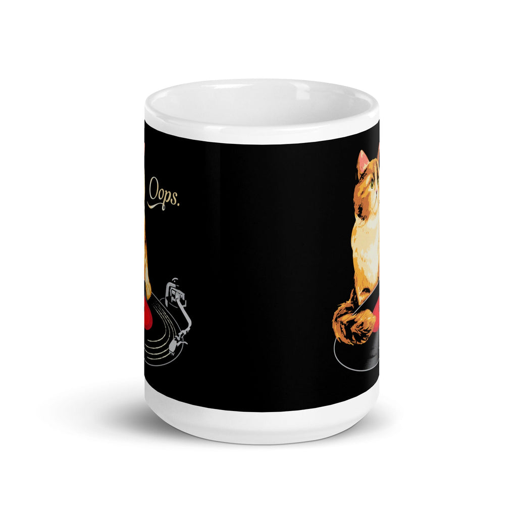 Oops Record Scratch Mug