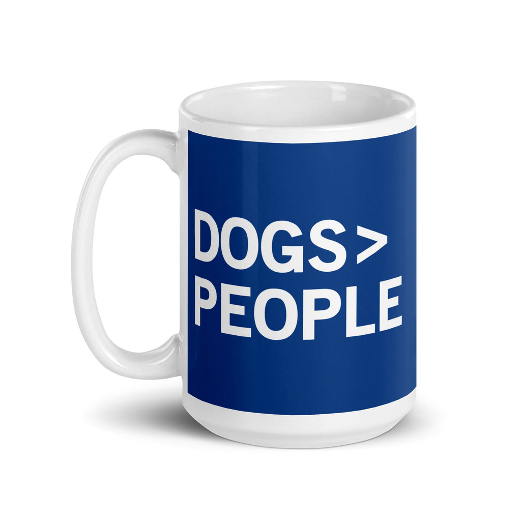 Dogs>People Mug