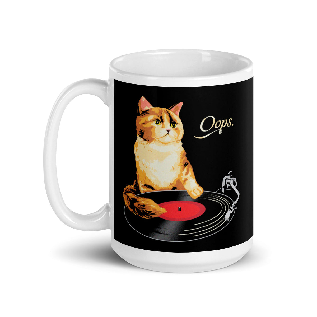 Oops Record Scratch Mug