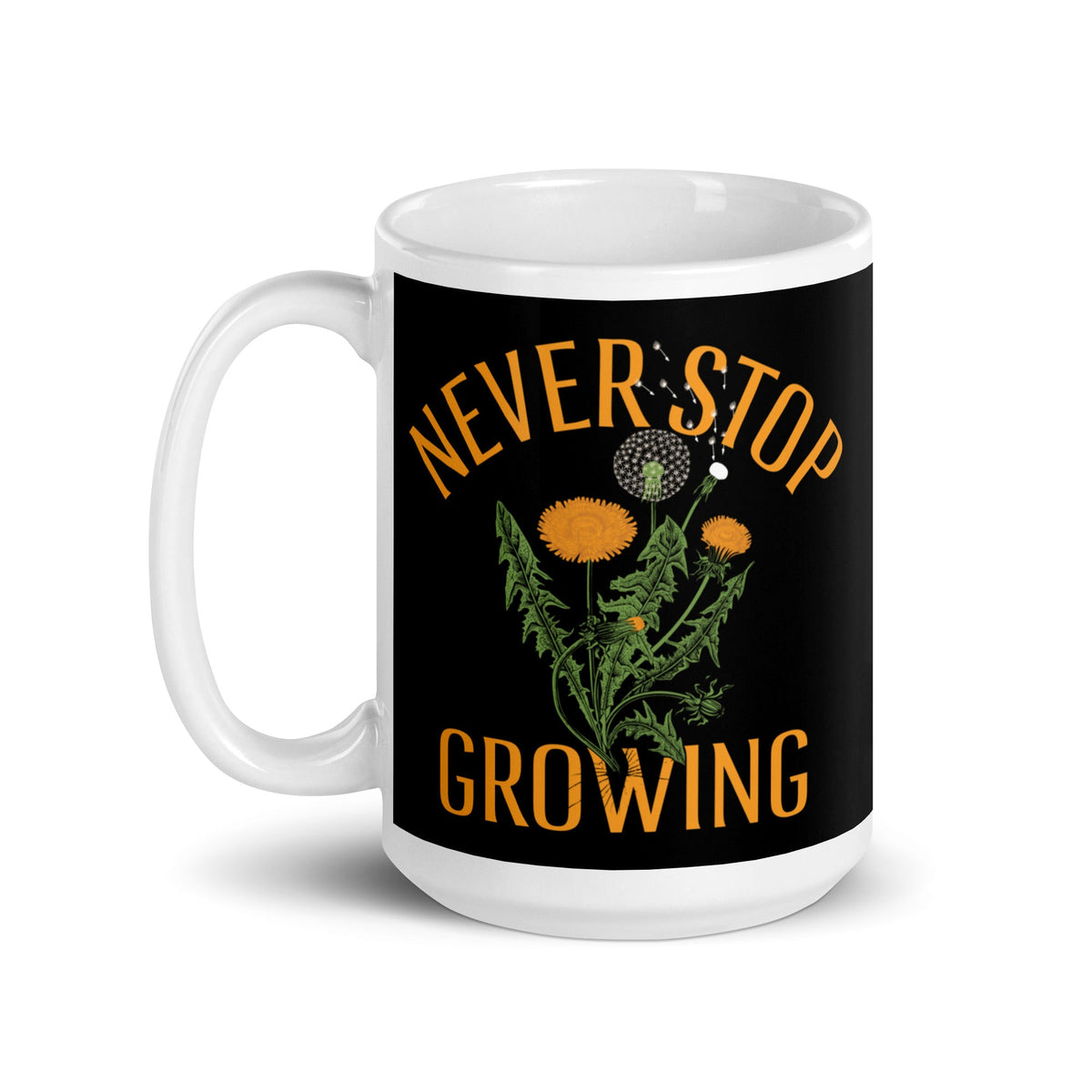 Never Stop Growing Mug