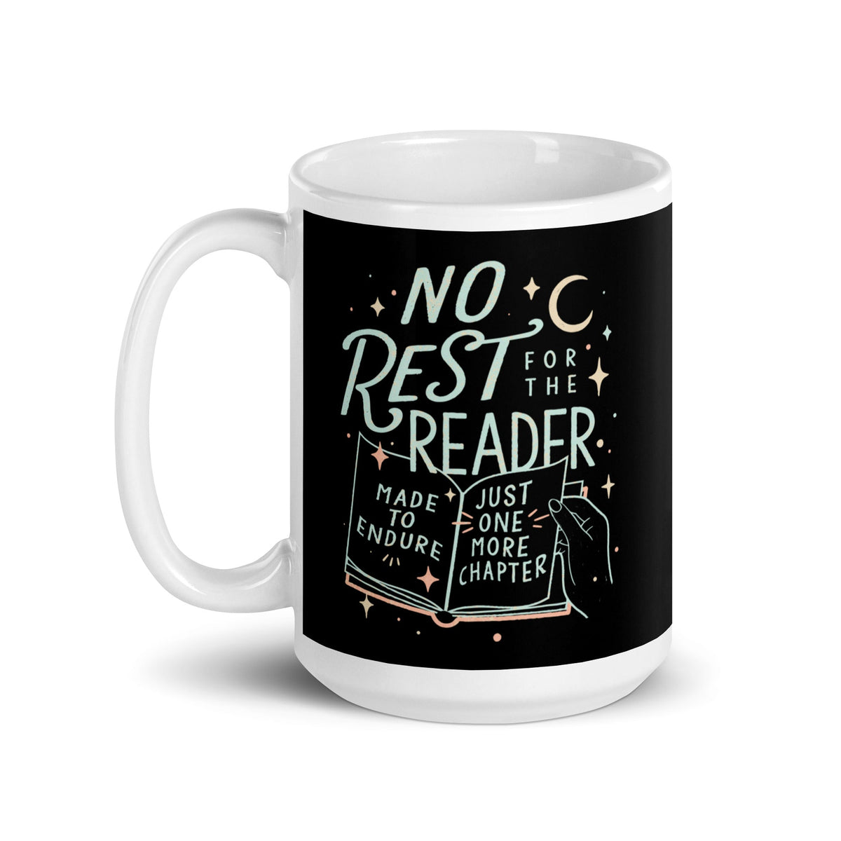 No Rest For The Reader Mug