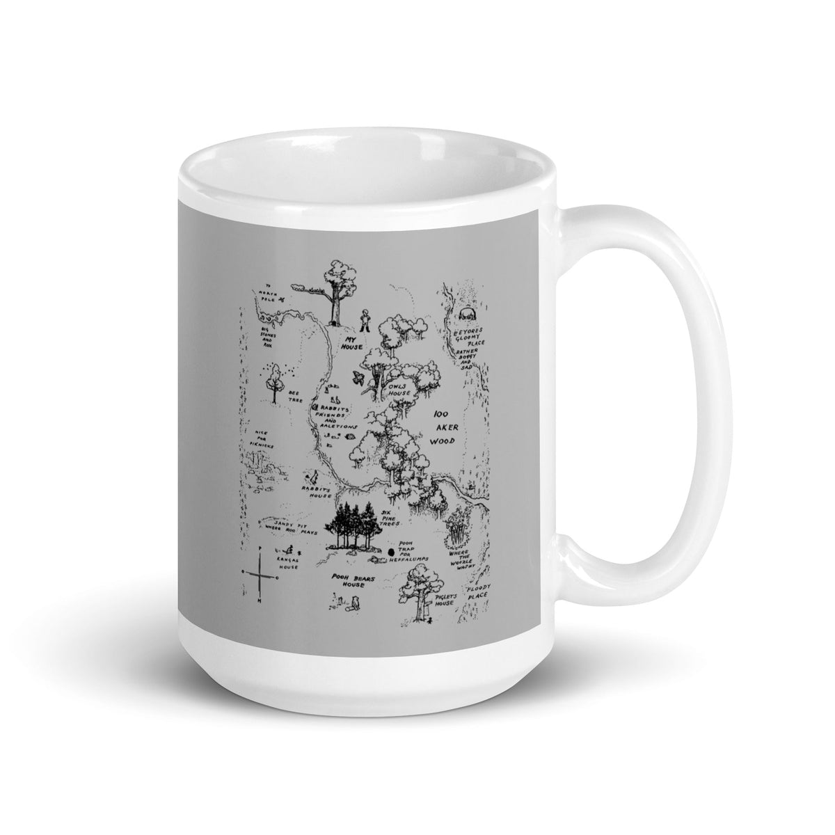 100 Acre Map Mug