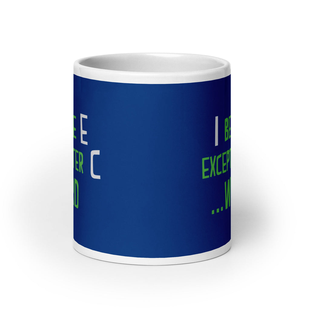 I Before E Except After C Mug