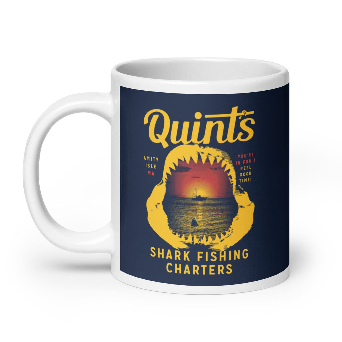 Quint's Shark Fishing Charters Mug