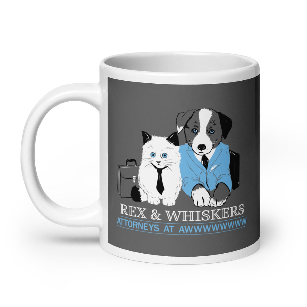 Rex and Whiskers Attorneys Mug