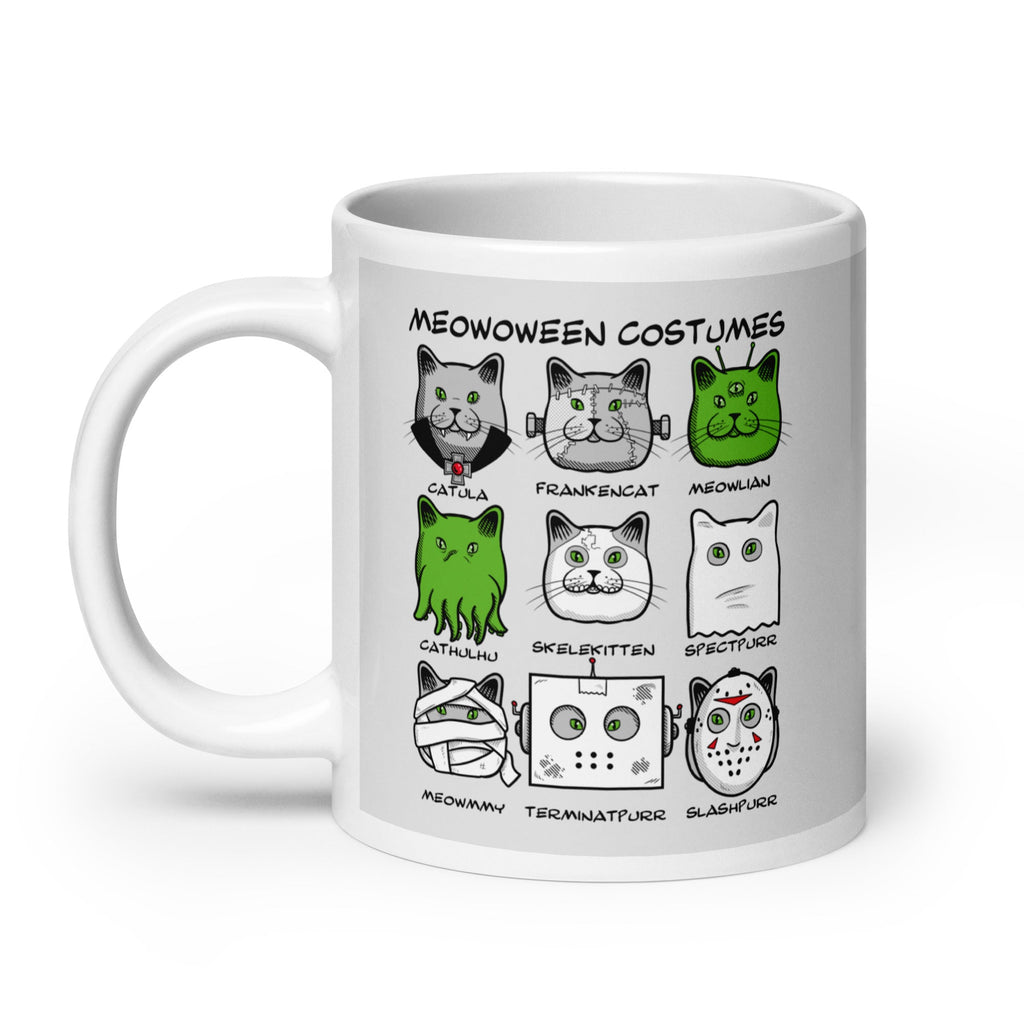 Meowoween Costumes Mug