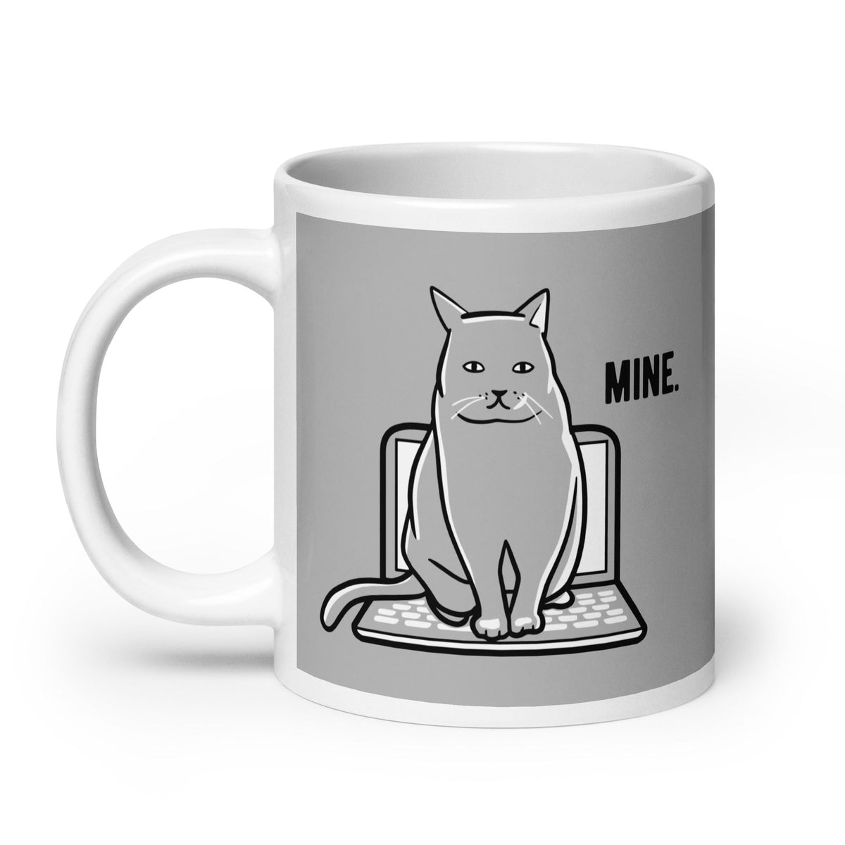 Mine Computer Cat Mug