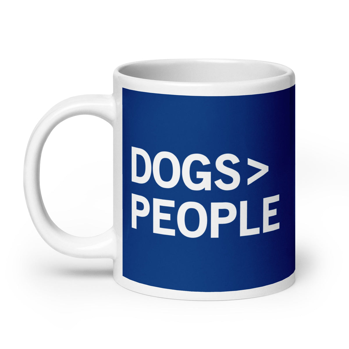 Dogs>People Mug
