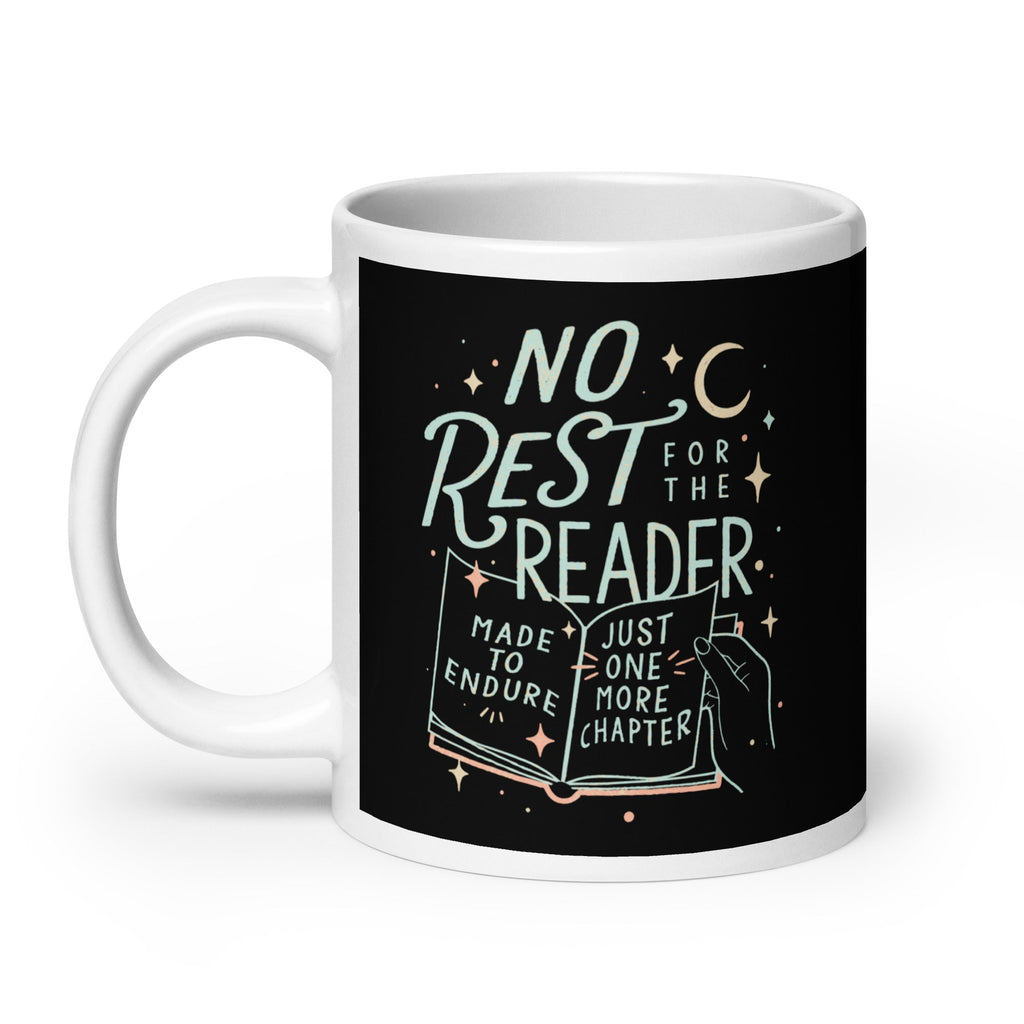 No Rest For The Reader Mug