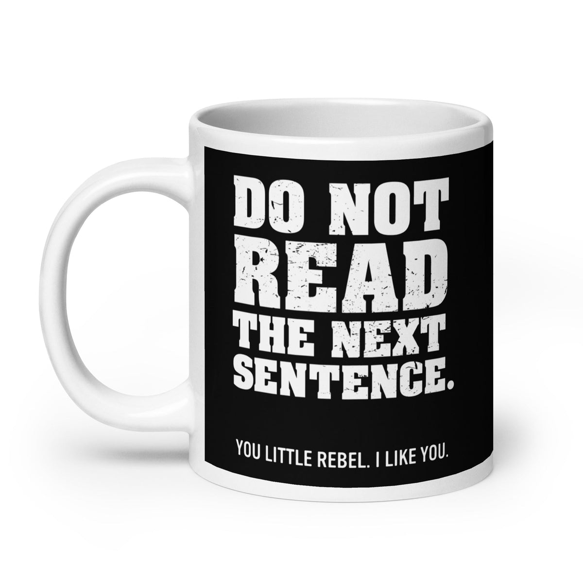 Do Not Read The Next Sentence. Mug