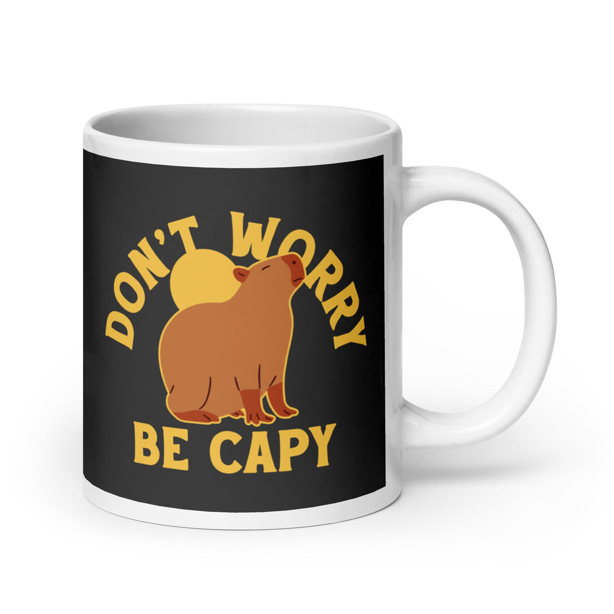 Don't Worry Be Capy Mug