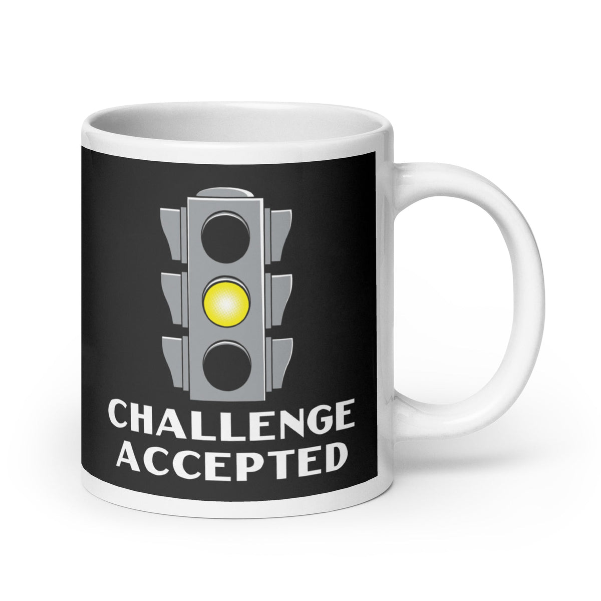 Challenge Accepted Stoplight Mug