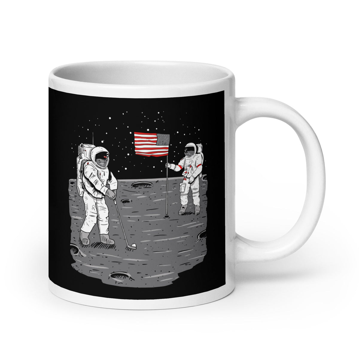Moon Golf Mug
