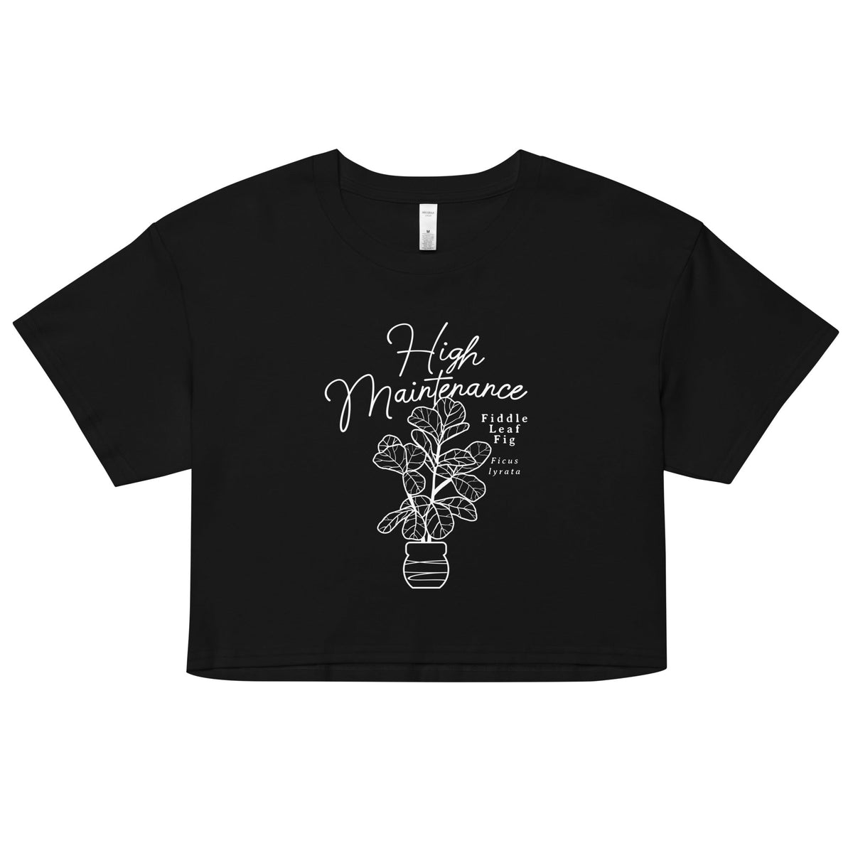 High Maintenance Women's Crop Tee