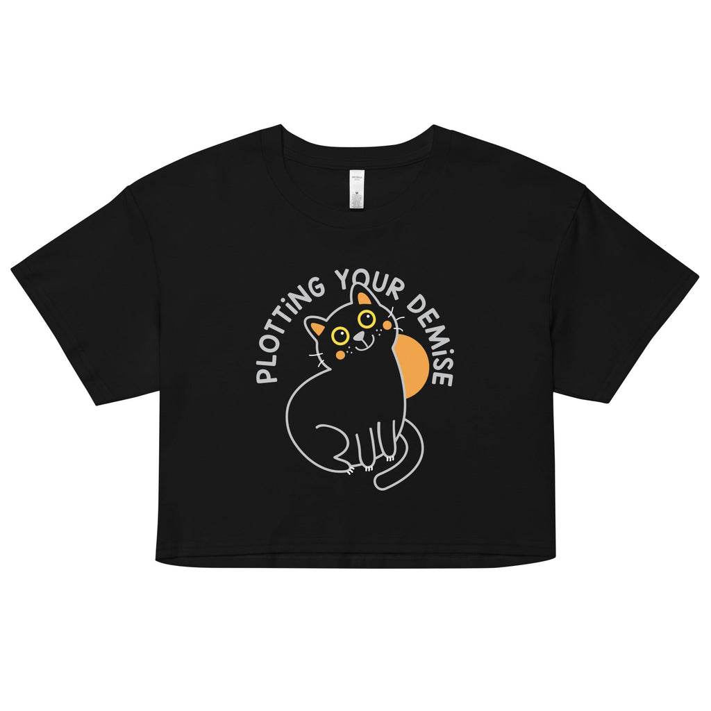 Plotting Your Demise Women's Crop Tee