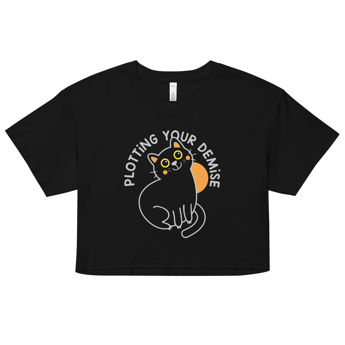 Plotting Your Demise Women's Crop Tee