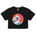 Big Wave Cats Women's Crop Tee