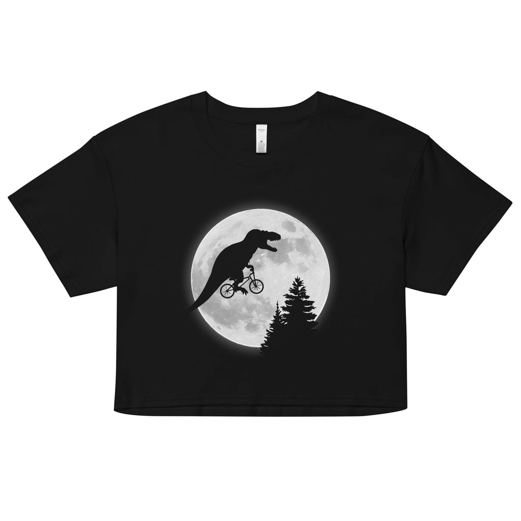 T-Rex Moon Women's Crop Tee