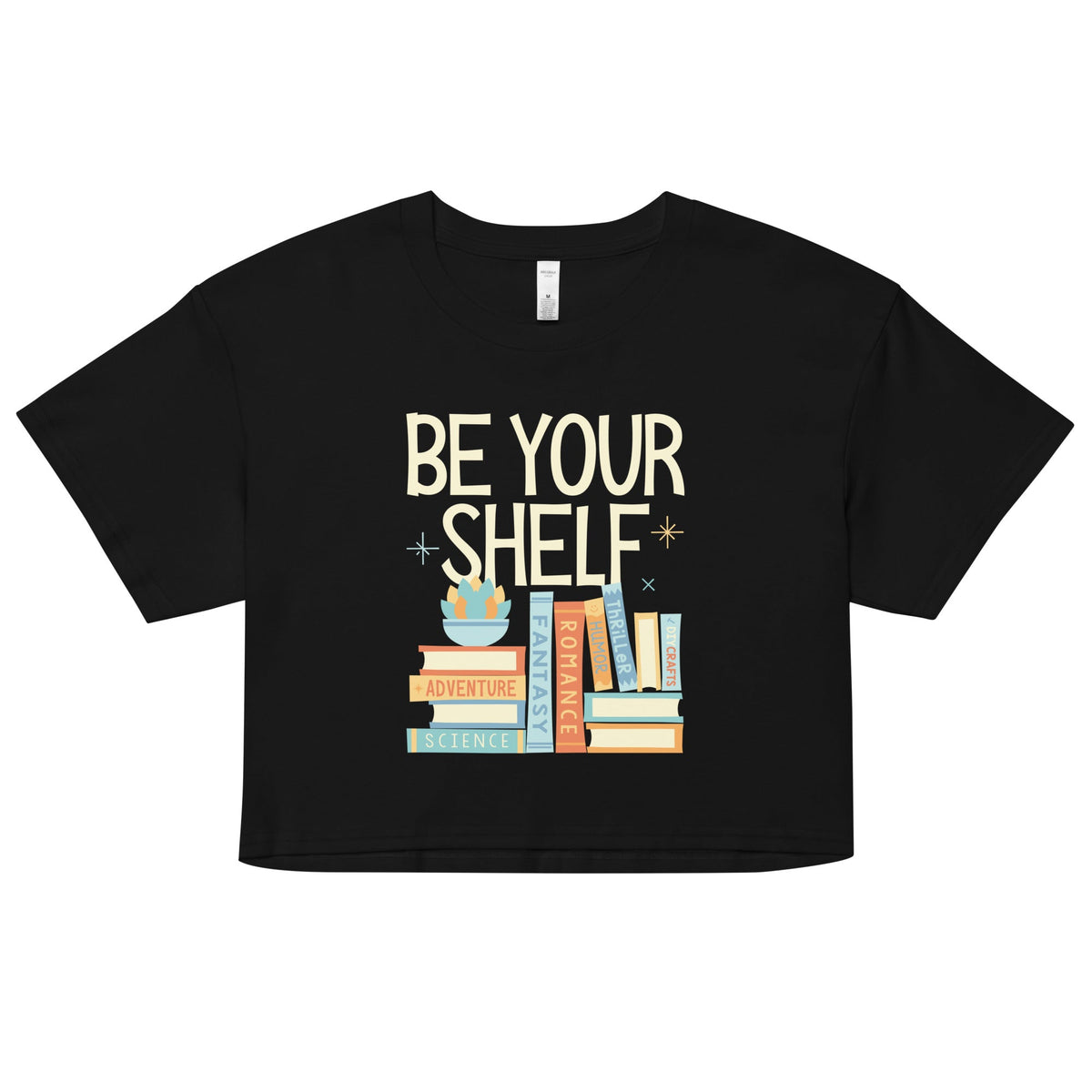 Be Your Shelf Women's Crop Tee