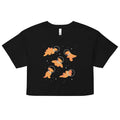 Dino Nugs In Space Women's Crop Tee