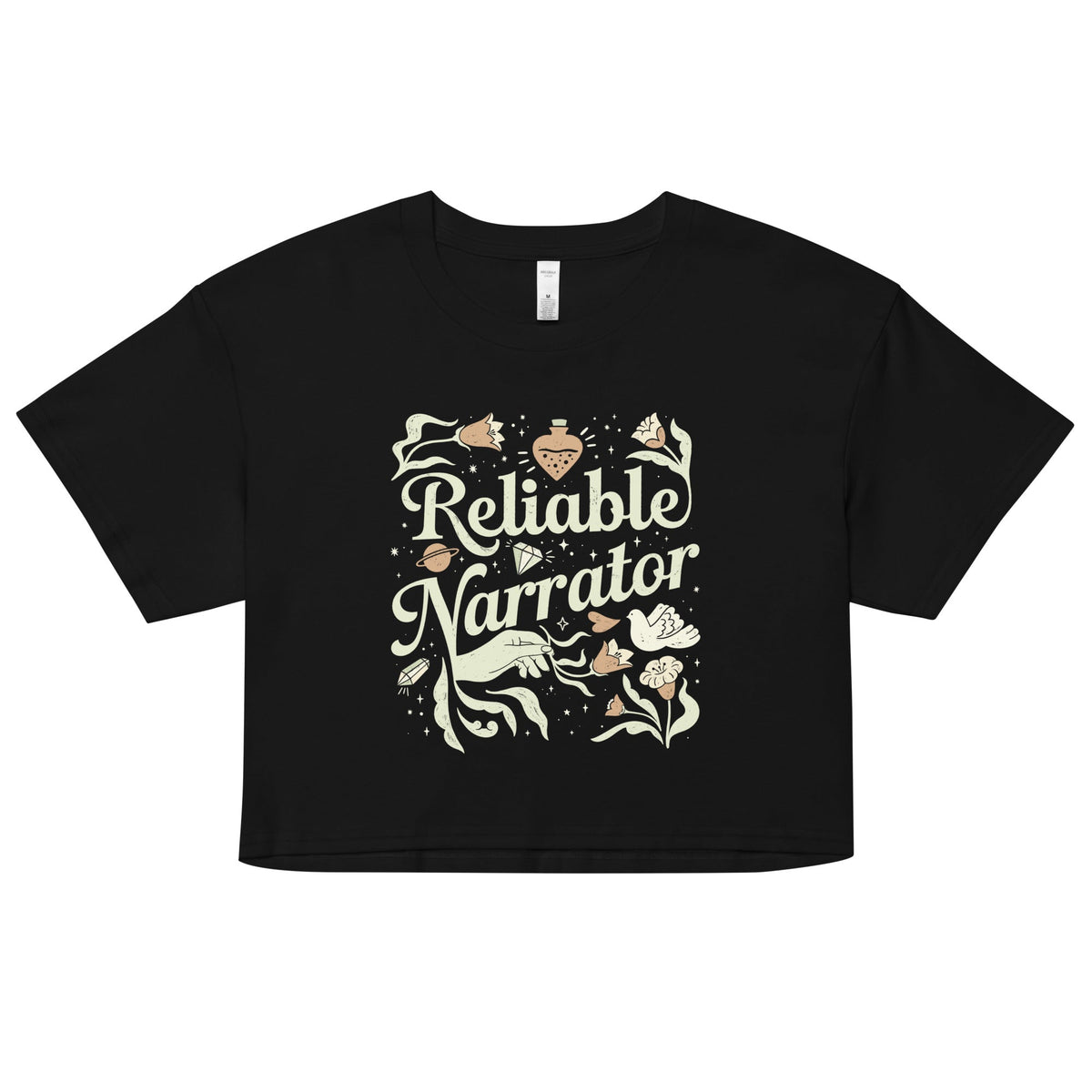 Reliable Narrator Women's Crop Tee