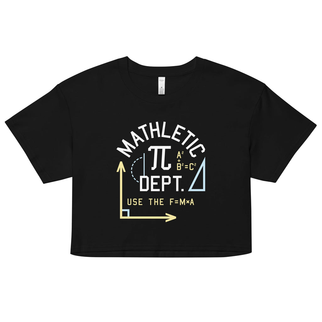 Mathletic Dept Women's Crop Tee
