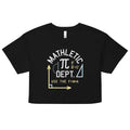 Mathletic Dept Women's Crop Tee