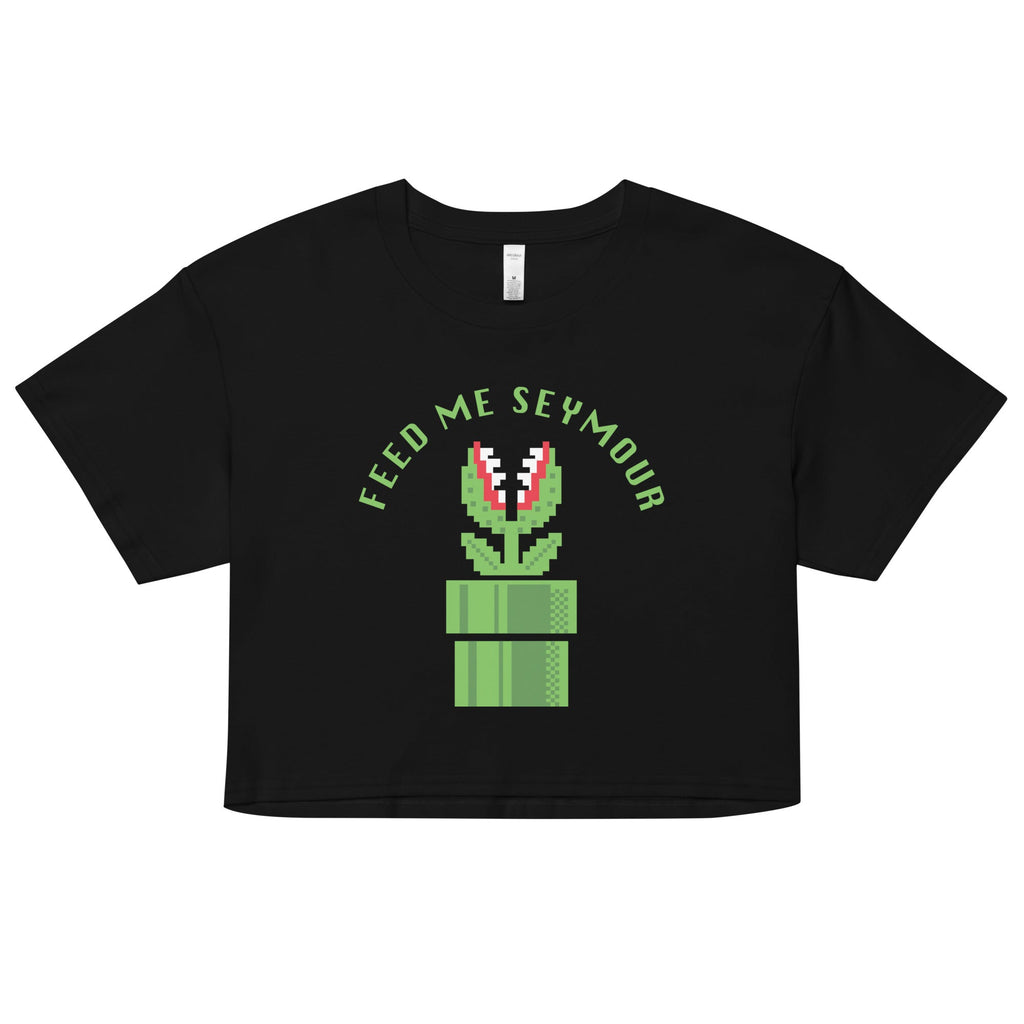 Feed Me Seymour Women's Crop Tee