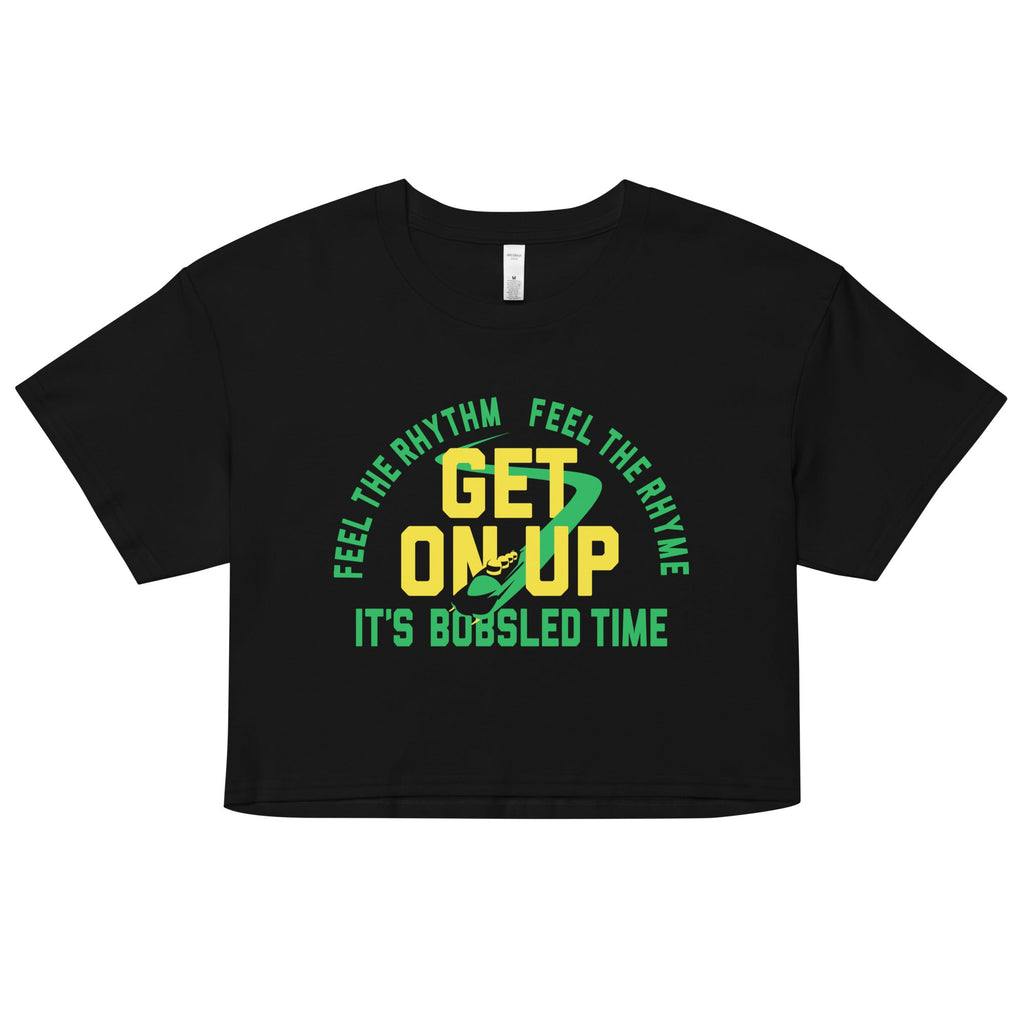 It's Bobsled Time Women's Crop Tee