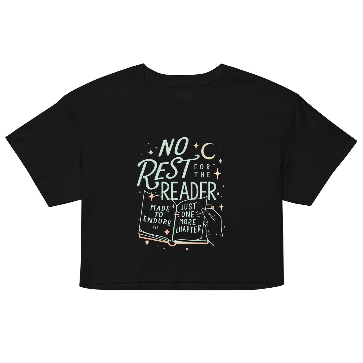 No Rest For The Reader Women's Crop Tee