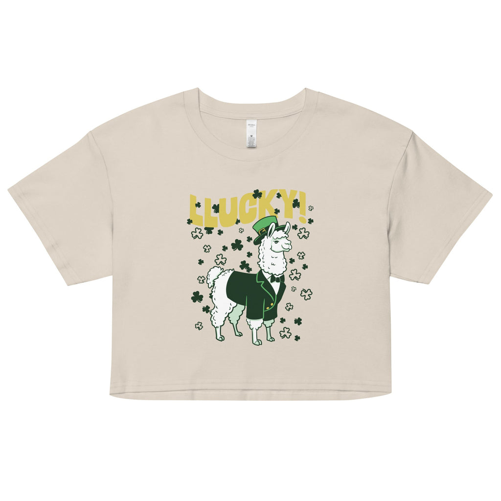 Llucky Llama Women's Crop Tee