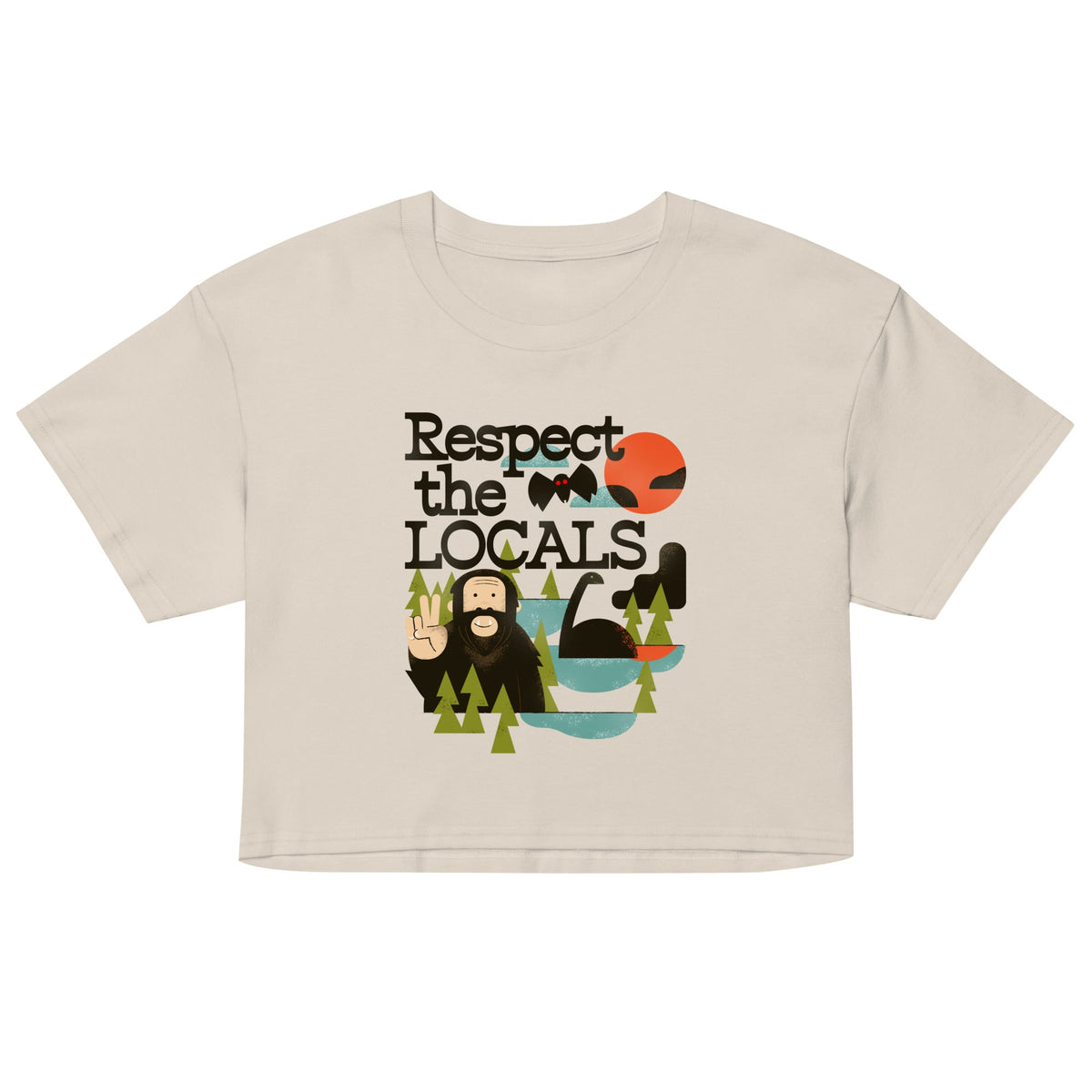 Respect The Locals Women's Crop Tee