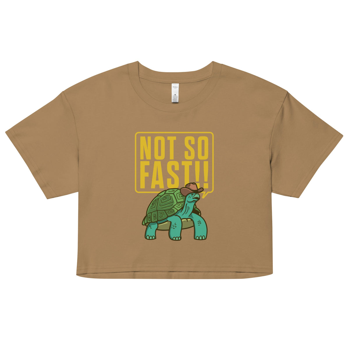 Not So Fast!! Women's Crop Tee
